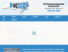 Tablet Screenshot of ncsilc.org